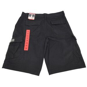 NEW Unionbay Mens Black Cargo Shorts Size 34 Utility Workwear 1659774